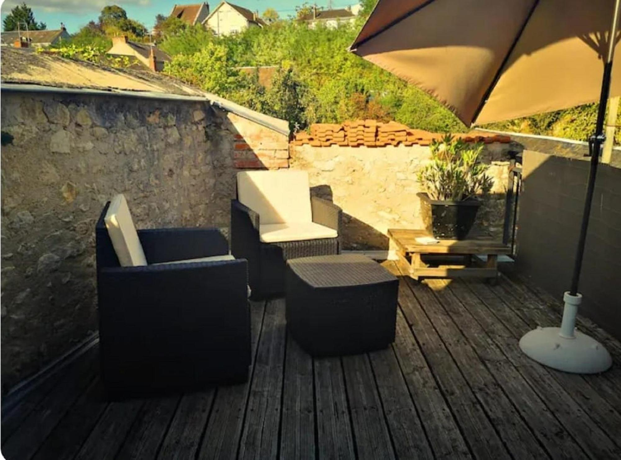 Chambres Avec Salle De Bains Et Cuisine En Centre Ville Argenton Sur Creuse Exterior foto
